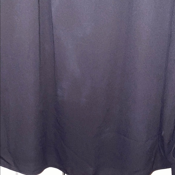 White House Black Market XXS Black Long-Sleeved Blouse - Picture 5 of 12